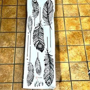 Boho Feather removable wall stcikers